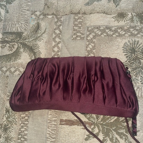 LUX🍷clutch bag wristlet shoulder bag evening bag wedding bag vintage formal bag - Picture 3 of 13